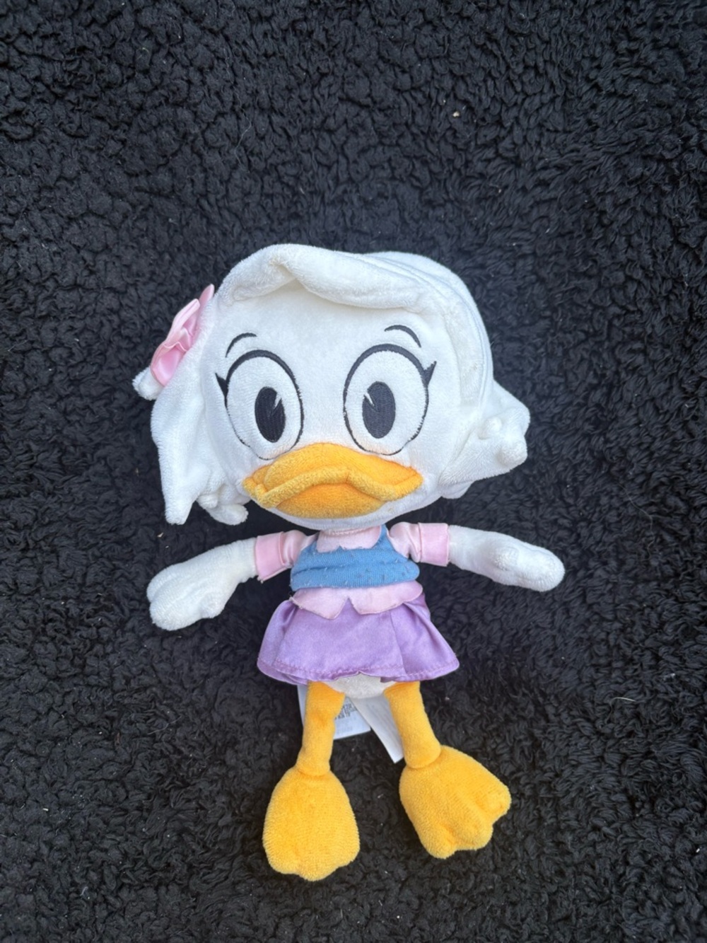 Disney Store DuckTales Webby Vanderquack Plush 10’’ Stuffed Animal Toy Pink Bow
